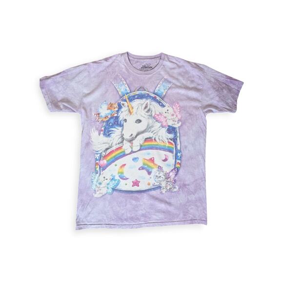 The Mountain Backpack Unicorn T-Shirt ~ purple tiedye SZ XL - Picture 1 of 4